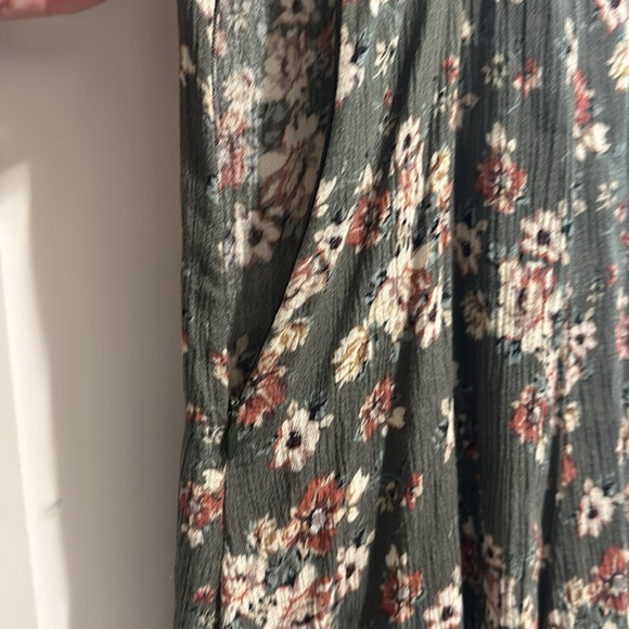 American eagle mini dress green floral size xs - Picture 4 of 6